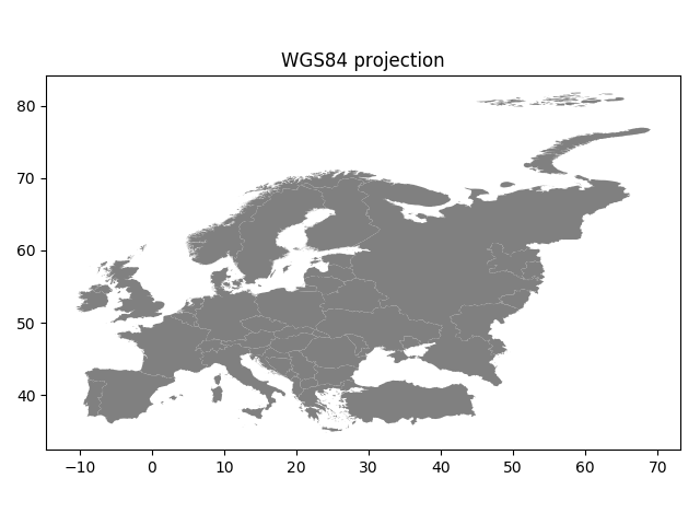 Wgs 84 система координат карта