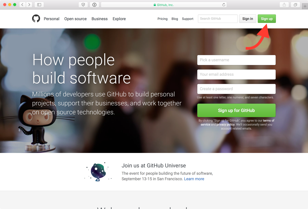 GitHub home